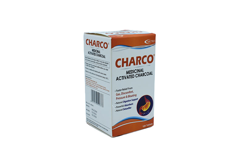 Activated Charcoal Tablets 100's
